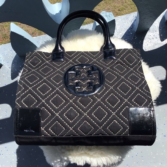 Tory Burch Handbags - Tory Burch Ella Diamond Print Tote